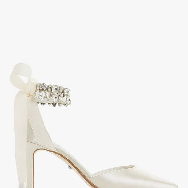 ivory satin wedding shoes uk