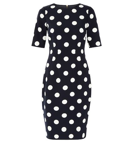 polka dot shift dress uk