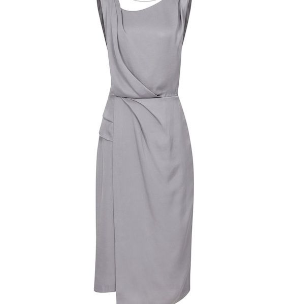 grey cocktail dress