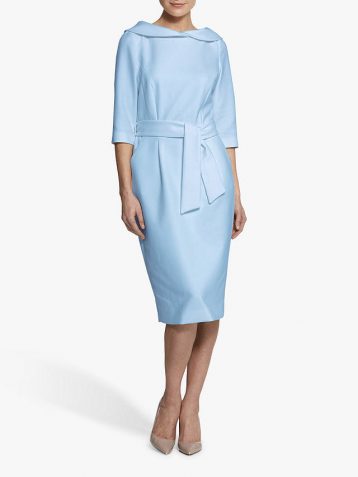 Helen McAlinden Elsa Sleeve Shift Dress Light Blue