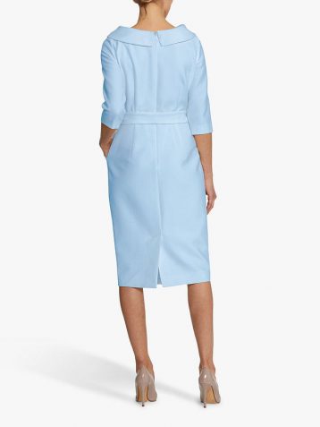 Helen McAlinden Elsa Sleeve Shift Dress Light Blue