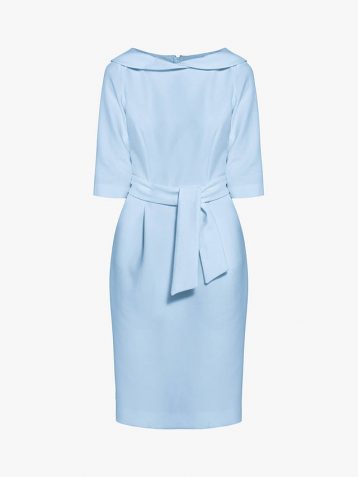 Helen McAlinden Elsa Sleeve Shift Dress Light Blue