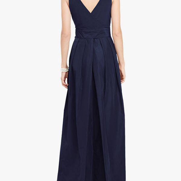 ralph lauren navy long dress