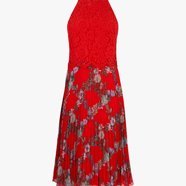 oasis bloom midi dress