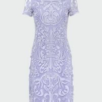 Phase Eight Natalia Embroidered Shift Dress Lilac Powder Blue myonewedding