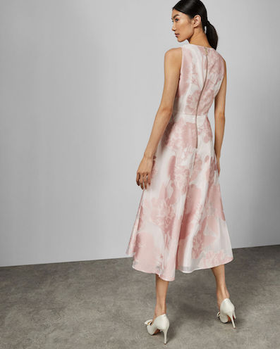 Ted Baker WYLIEH Sleeveless floral midi 