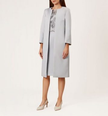 Hobbs Anna Coat, Silver - Image 2