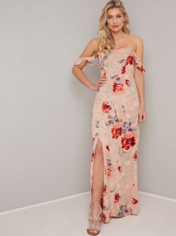 Chi Chi Luanna Maxi Dress Pink Multi