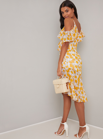 Chi chi hot sale yellow dress