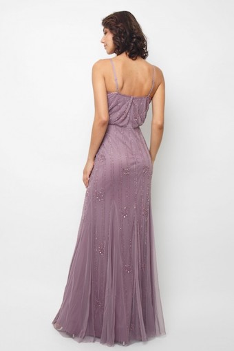 Lace Beads Keeva Maxi Dress Purple Lilac myonewedding