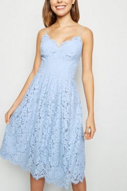 New look 2025 blue lace dress