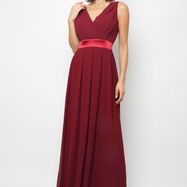 tfnc burgundy maxi dress