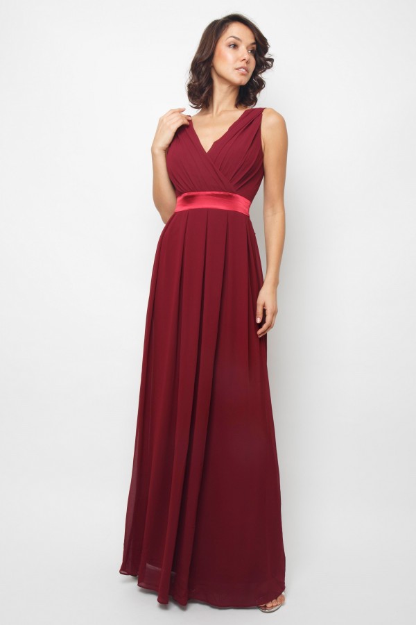 Tfnc burgundy maxi store dress