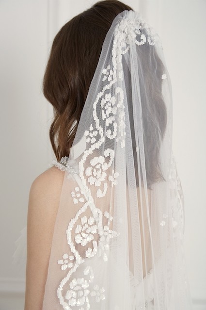 Gloss Bridal Veil, Ivory - SALE Bridal