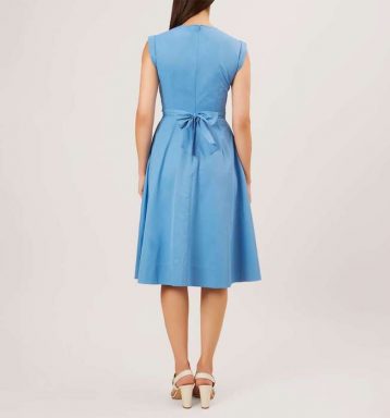 Hobbs Eloise Dress Sea Blue