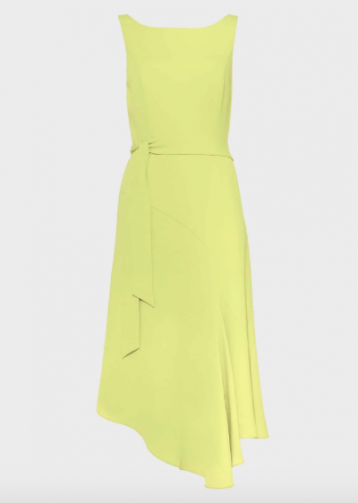 Phase Eight Tamara Asymmetric Dress Yellow