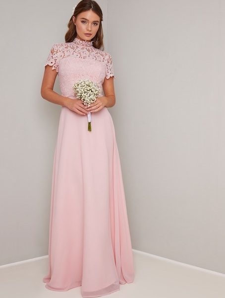 pink bridesmaid dresses uk