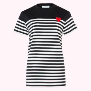 STRIPES AND HEART MACIE T-SHIRT £65.00