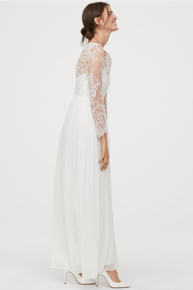 H&m lace outlet wedding dress