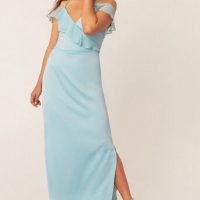 Oasis green 2024 ruffle dress