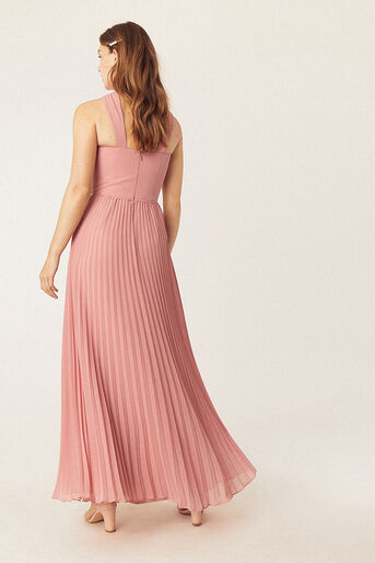 Oasis Twist Slinky Maxi Bridesmaid Dress, Pink - SALE Bridesmaid Dress