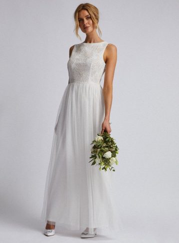 **Showcase White Bridal 'Connie' Ivory Maxi Dress - myonewedding.co.uk