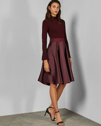 ted baker frill dress