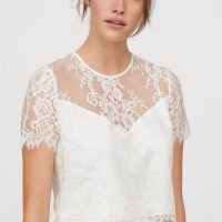 Lace wedding top best sale