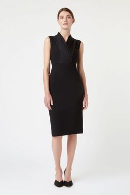 Hobbs Katherine Shift Dress Black