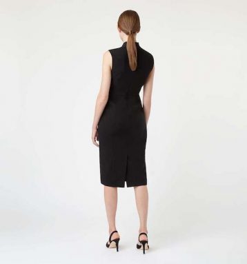 Hobbs Katherine Shift Dress Black