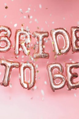 Rose Gold Bride To Be Balloon Banner