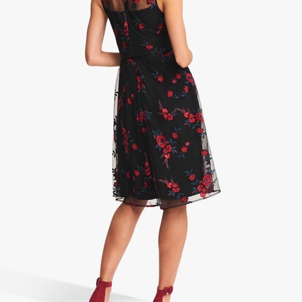 phase eight red and black dress