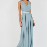 Tfnc kily blue 2025 grey maxi dress