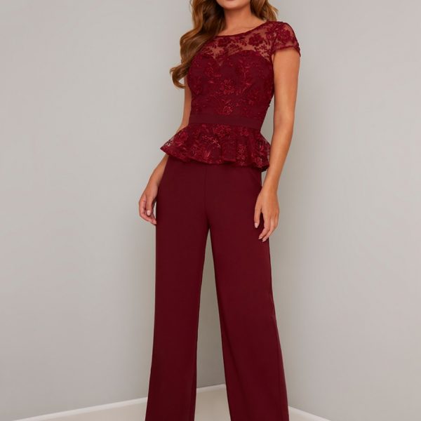 peplum jumpsuit uk