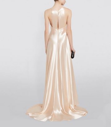 Philosophy Di Lorenzo Serafini Satin Maxi Dress Blush Champagne