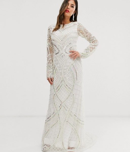 embellished maxi dress for wedding