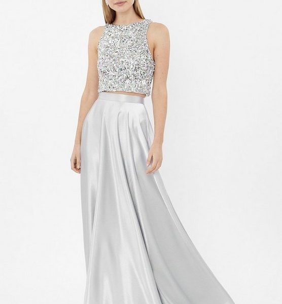 maxi skirt ivory