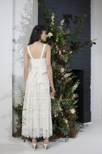 french connection bridal eliza lace maxi dress