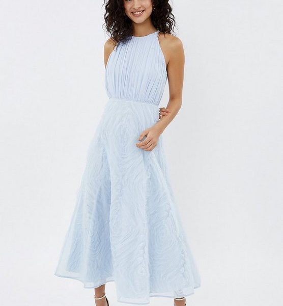 pale blue midi dress uk