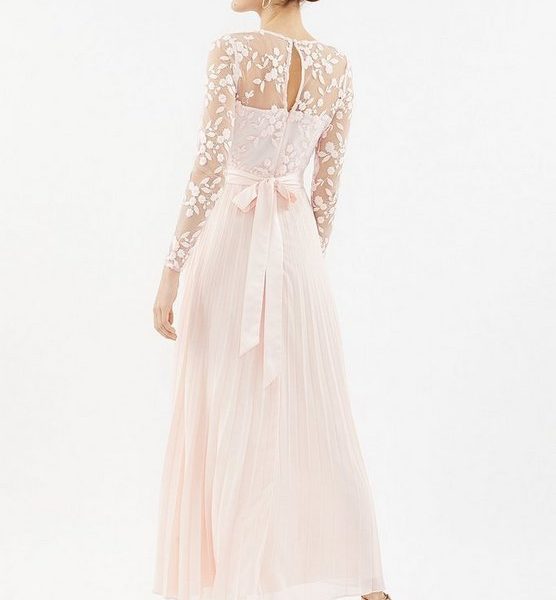 coast mel maxi dress blush