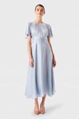 pale blue wedding guest dress uk