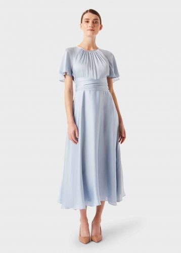 Hobbs Mira Dress Pale Blue