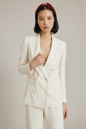 Ghost Bridal Viola Jacket Cloud Dancer Ivory