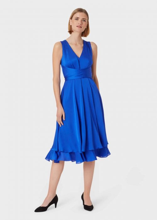 hobbs cobalt blue dress