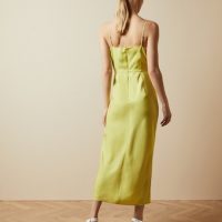 ted baker knot detail drape dress