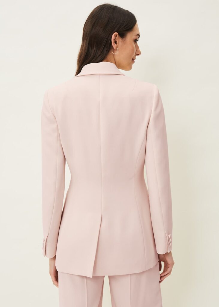 Phase Eight Cadie Suit Jacket, Antique Rose/Blush Pink - myonewedding.co.uk
