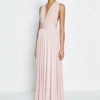 Coast Multiway Jersey Maxi Bridesmaid Dress Light Pink Blush