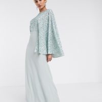 Maya cape store maxi dress