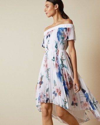 ted baker off the shoulder