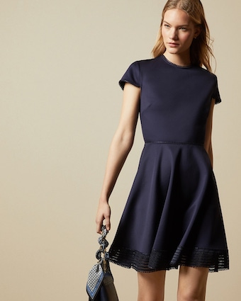 Ted baker navy hot sale dress with flowers